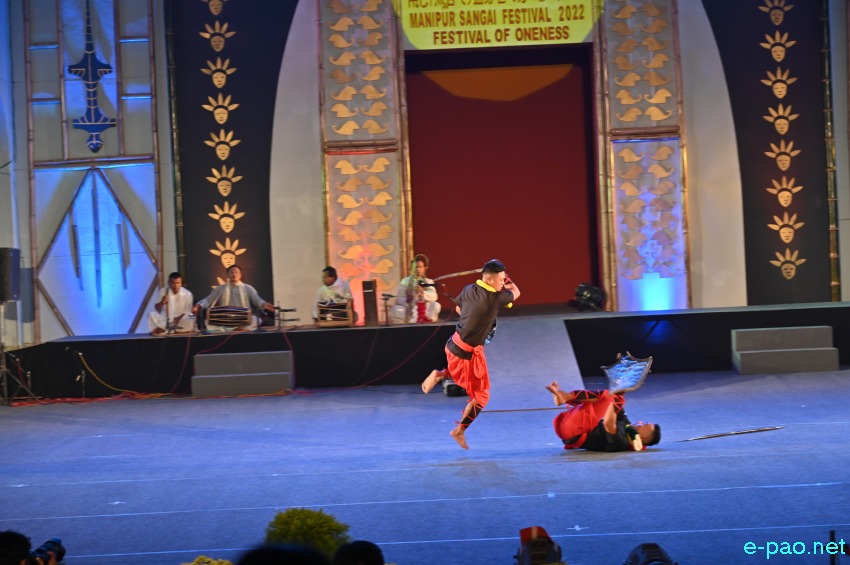 Day 4 : Manipur Sangai Festival 2022 -  Thang Ta By Huyen Lallong at BOAT, Imphal :: 24 November 2022