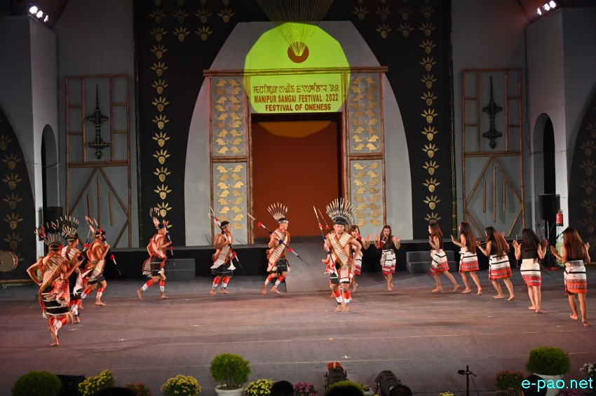 Day 4 : Manipur Sangai Festival 2022 -  Koirao (Thangal) Traditional Dance at BOAT, Imphal :: 24 November 2022