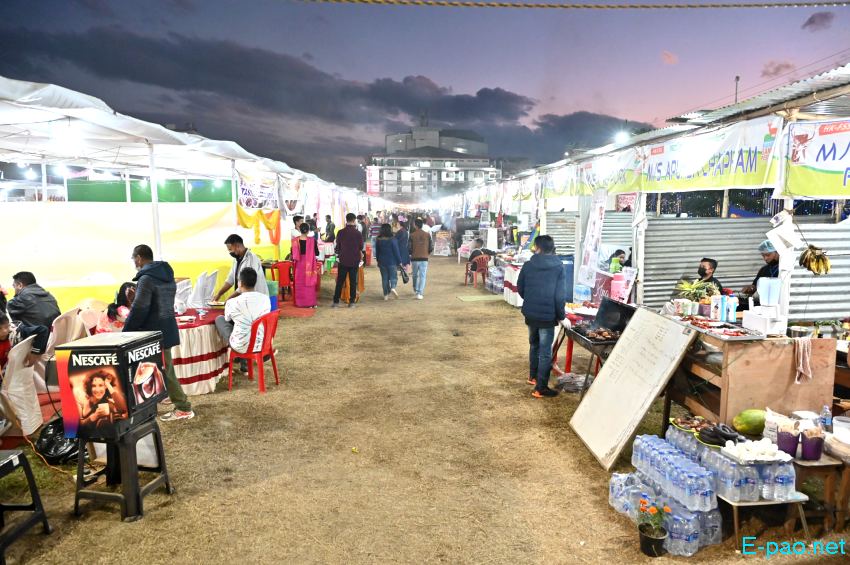 Day 8 : Manipur Sangai Festival 2022 -  Food Stall at Hapta Kangjeibung, Imphal :: 28 November 2022