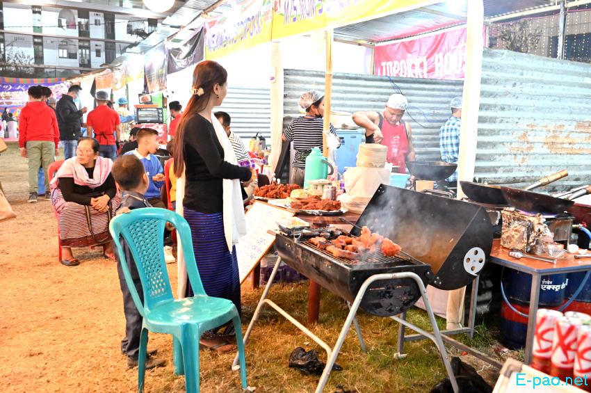 Day 8 : Manipur Sangai Festival 2022 -  Food Stall at Hapta Kangjeibung, Imphal :: 28 November 2022