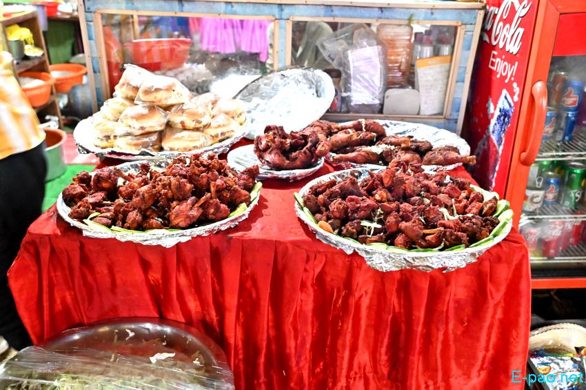 Day 8 : Manipur Sangai Festival 2022 -  Food Stall at Hapta Kangjeibung, Imphal :: 28 November 2022