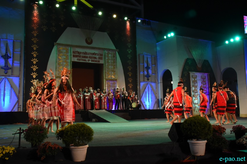 Day 8 : Manipur Sangai Festival 2022 -  Moyon Traditional Dance  at BOAT, Imphal :: 28 November 2022