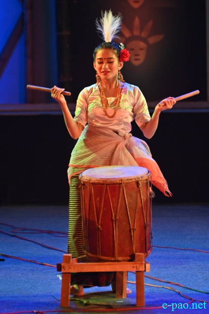 Day 9 : Manipur Sangai Festival 2022 -  Women Dancing Drummers  at BOAT, Imphal :: 29 November 2022