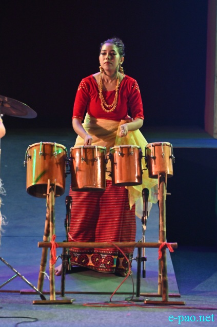 Day 9 : Manipur Sangai Festival 2022 -  Women Dancing Drummers  at BOAT, Imphal :: 29 November 2022