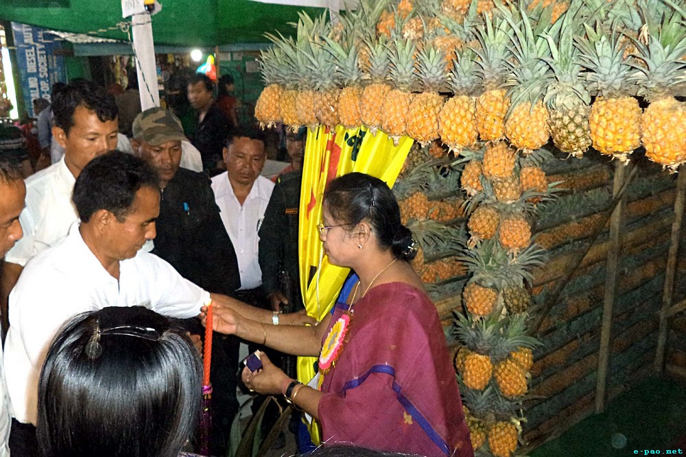 Closing Ceremony at 6th State Level Pineapple Fair / Youth Festival 2013 at Thambalnu Market Andro  :: 14 July 2013