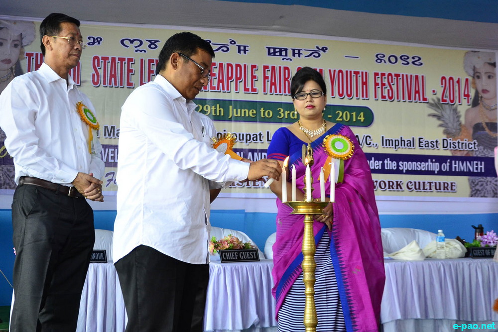 7th State level Pineapple Fair / Youth Festival 2014 at Thambalnu Market Complex, Andro :: 29 June 2014