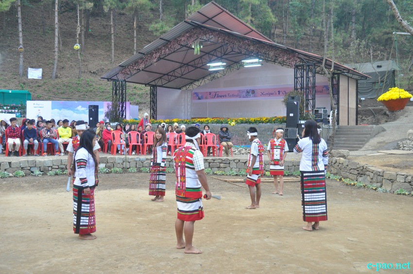 Crowd at 3rd Flower Festival  / 1st Cherry Blossom Festival at Kayinu Village, Mao :: 26th - 28th November 2017