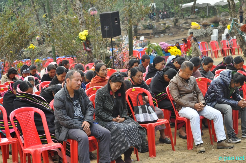 Crowd at 3rd Flower Festival  / 1st Cherry Blossom Festival at Kayinu Village, Mao :: 26th - 28th November 2017