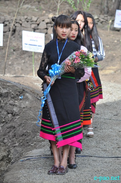 Crowd at 3rd Flower Festival  / 1st Cherry Blossom Festival at Kayinu Village, Mao :: 26th - 28th November 2017