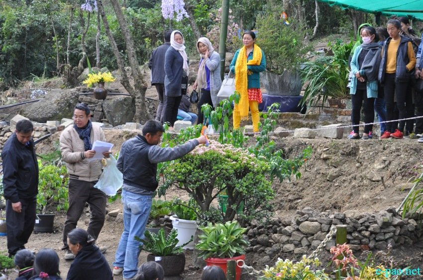 Crowd at 3rd Flower Festival  / 1st Cherry Blossom Festival at Kayinu Village, Mao :: 26th - 28th November 2017