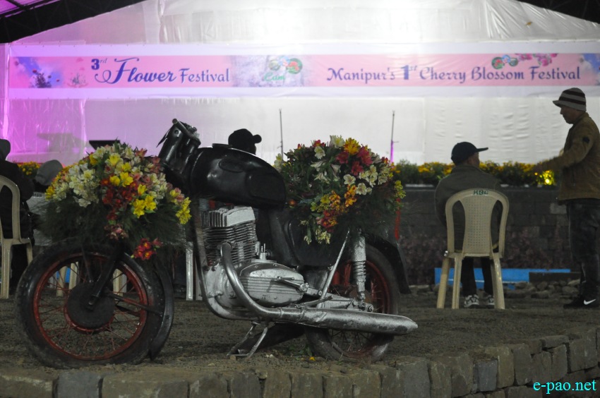 Crowd at 3rd Flower Festival  / 1st Cherry Blossom Festival at Kayinu Village, Mao :: 26th - 28th November 2017