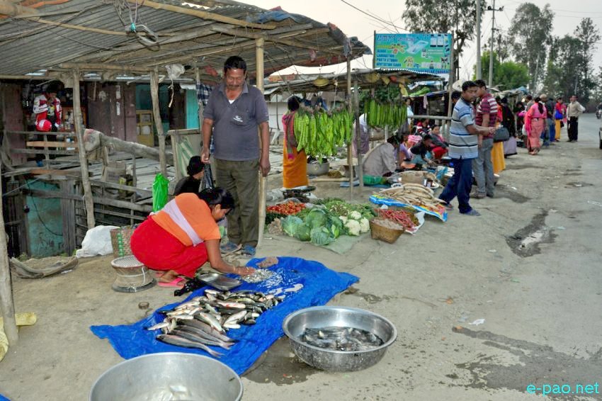 Indigenous / Local food items found at Waithou Keithel at Imphal-Moreh Road :: March 3 2016