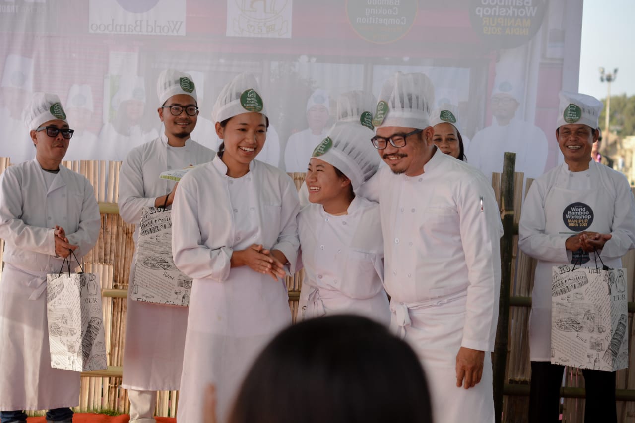  Bamboo Cooking Competition  as part of World Bamboo Workshop 2019 at Hapta Kangjeibung :: 6th February 2019   
