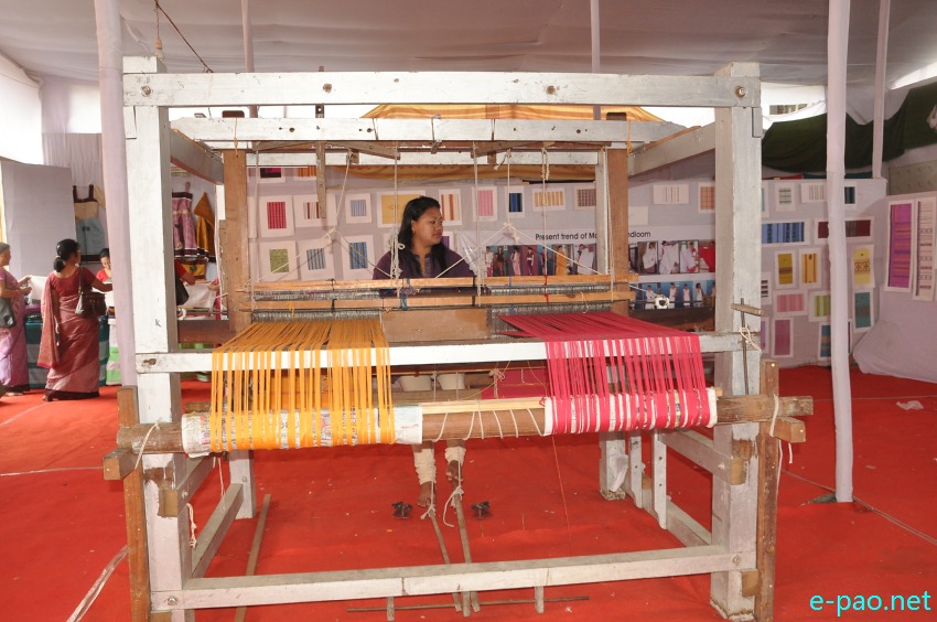 National Handloom Expo 2014 at Iboyaima Sumang Leela Shanglen, Imphal :: 04 April 2014