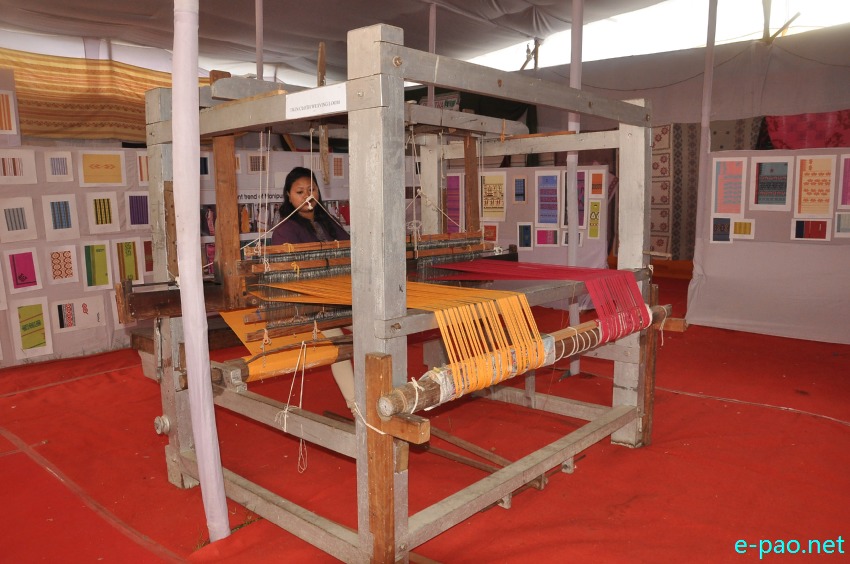 National Handloom Expo 2014 at Iboyaima Sumang Leela Shanglen, Imphal :: 04 April 2014