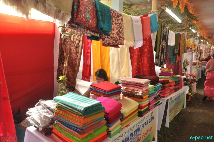 National Handloom Expo 2014 at GM Hall, Imphal  :: 18 October 2014