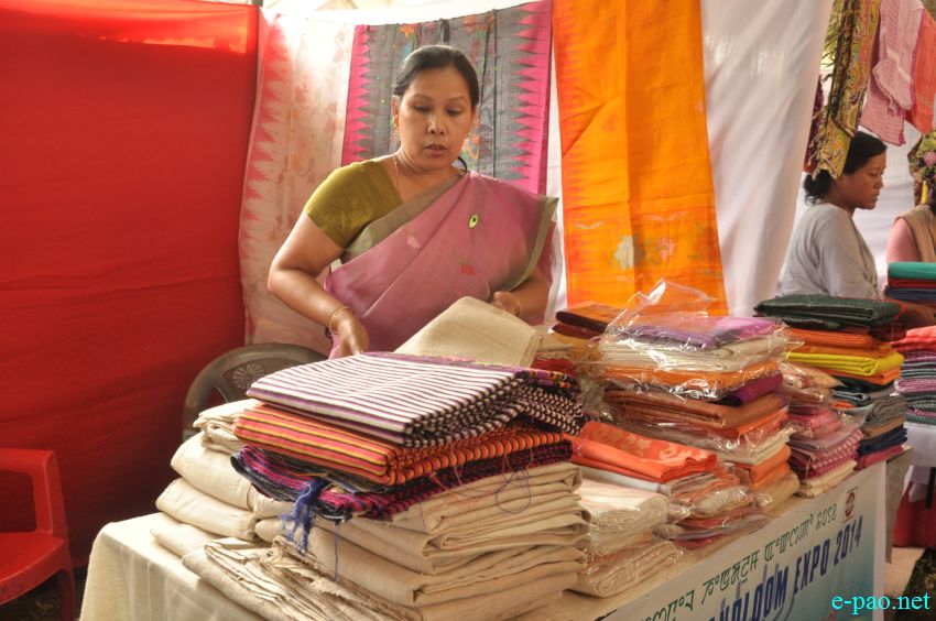 National Handloom Expo 2014 at GM Hall, Imphal  :: 18 October 2014
