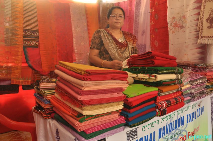 National Handloom Expo 2014 at GM Hall, Imphal  :: 18 October 2014