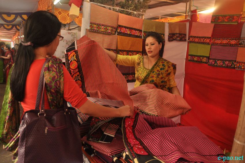 National Handloom Expo 2014 at GM Hall, Imphal  :: 18 October 2014