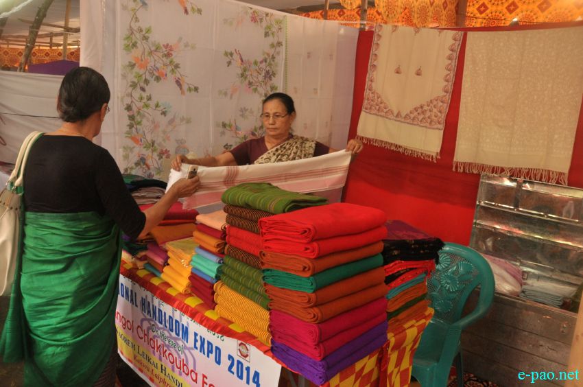 National Handloom Expo 2014 at GM Hall, Imphal  :: 18 October 2014