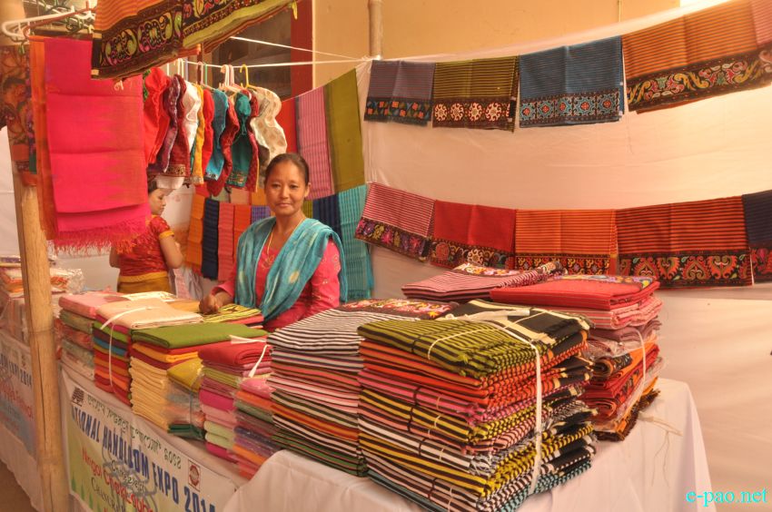 National Handloom Expo 2014 at GM Hall, Imphal  :: 18 October 2014