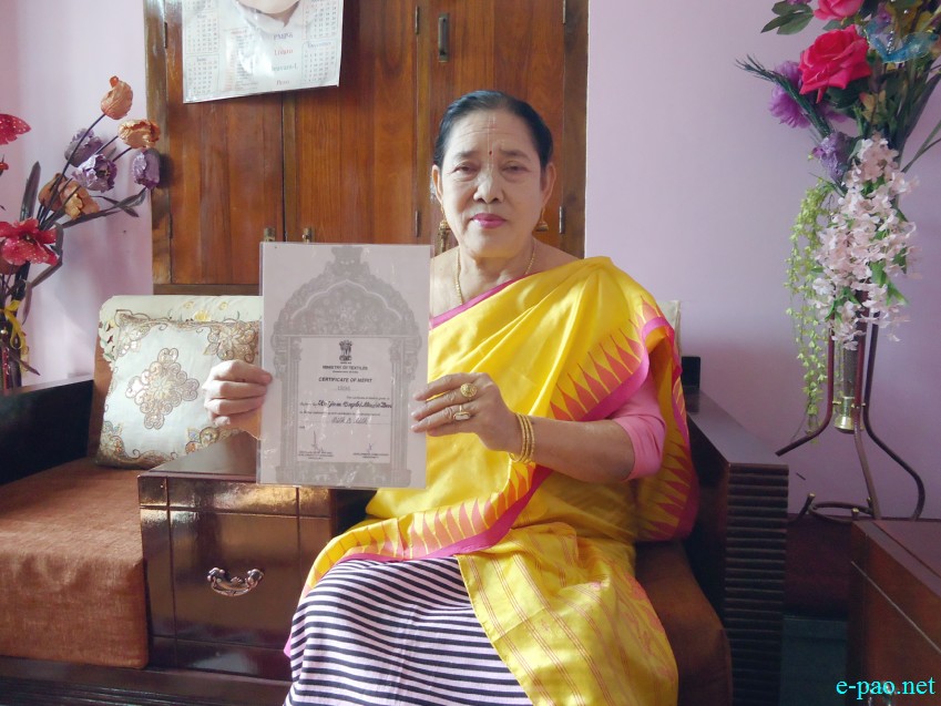 An interview with Koijam Ongbi Memcha Devi : National awardee of handloom products