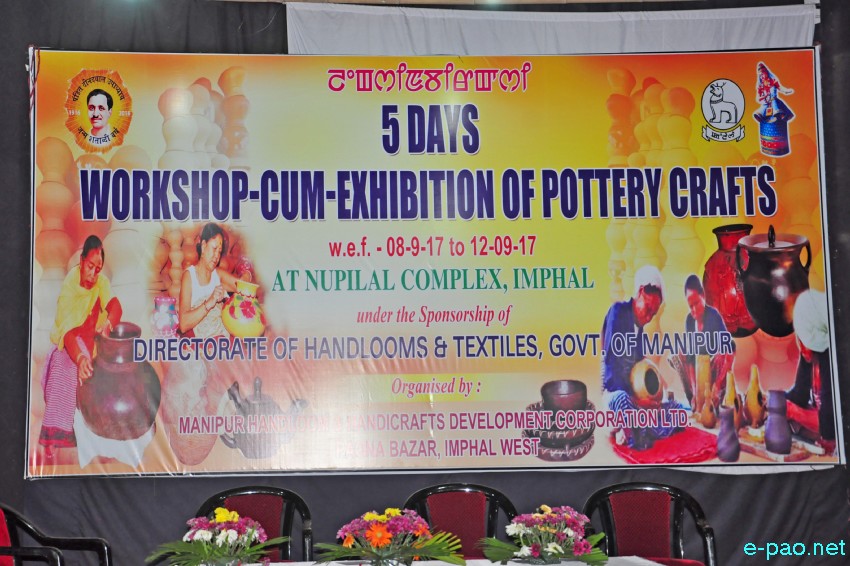 Workshop-Cum-Exhibition of Pottery Crafts of Manipur at Nupilal Complex, Imphal :: September 10 2017