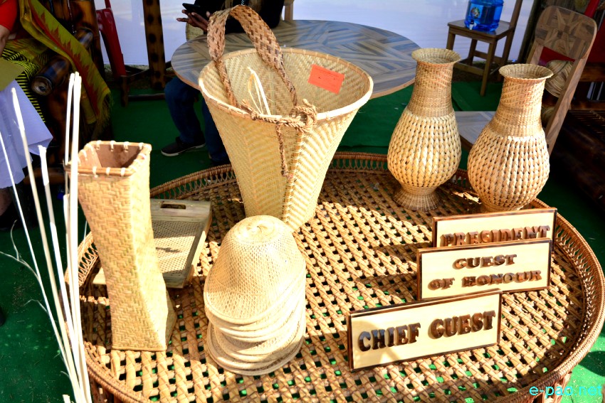  Bamboo Products displayed during 3rd World Bamboo Workshop 2019 at Hapta Kangjeibung, Imphal :: 5th February 2019 