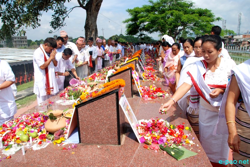 People from all communities paying tributes at 'The Great June Uprising' Observation at Kekrupat :: June 18 2013