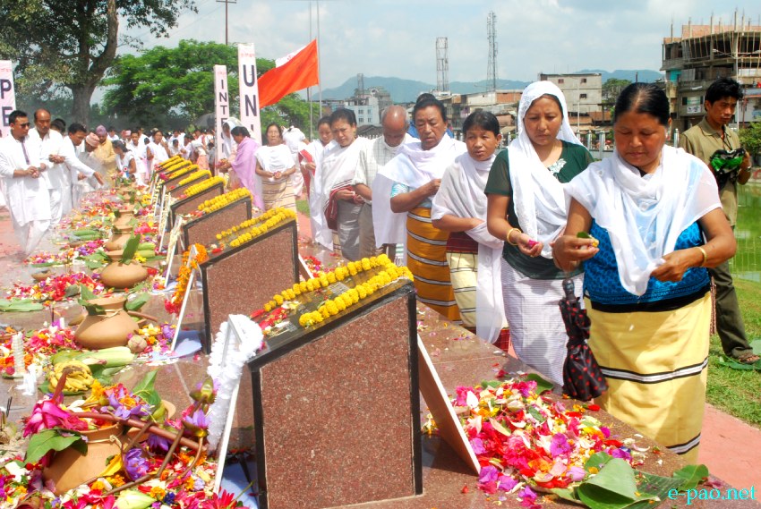 People from all communities paying tributes at 'The Great June Uprising' Observation at Kekrupat :: June 18 2013