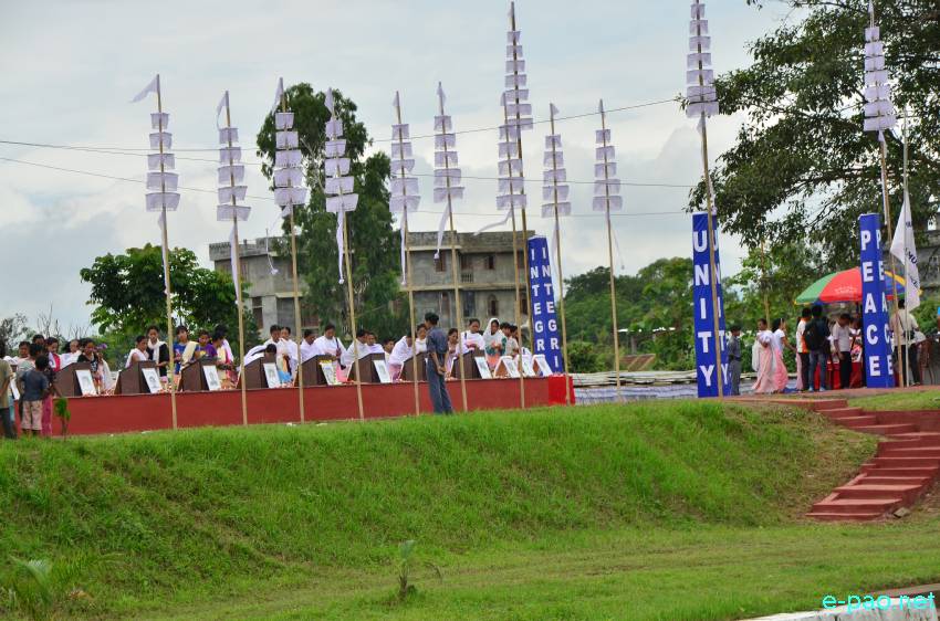 13th - The Great June Uprising Observation at Kekrupat Martyrs' Memorial complex, Imphal :: June 18 2014