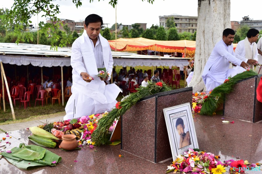 14th -  The Great June Uprising Observation at Kekrupat Martyrs' Memorial complex, Imphal :: June 18 2015