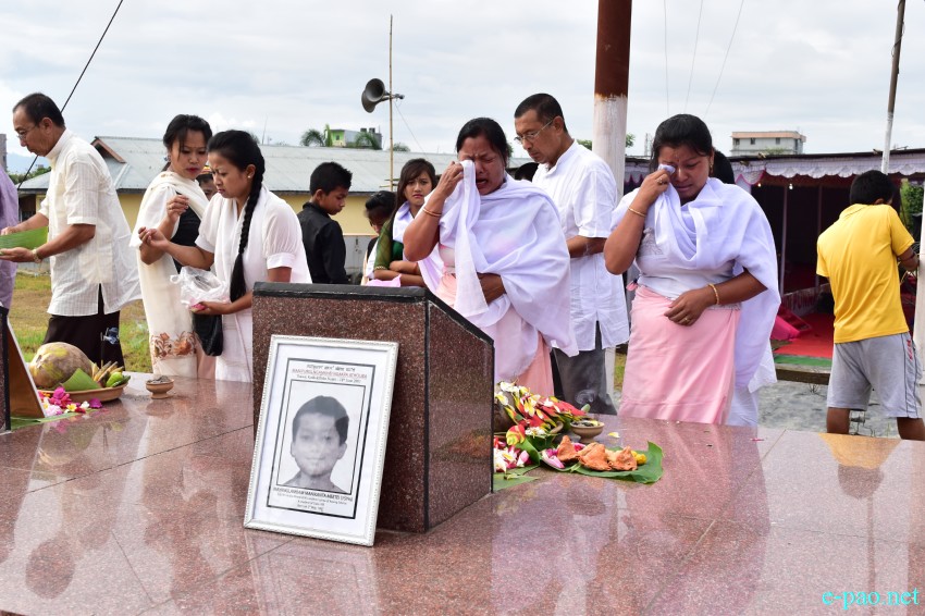 14th -  The Great June Uprising Observation at Kekrupat Martyrs' Memorial complex, Imphal :: June 18 2015