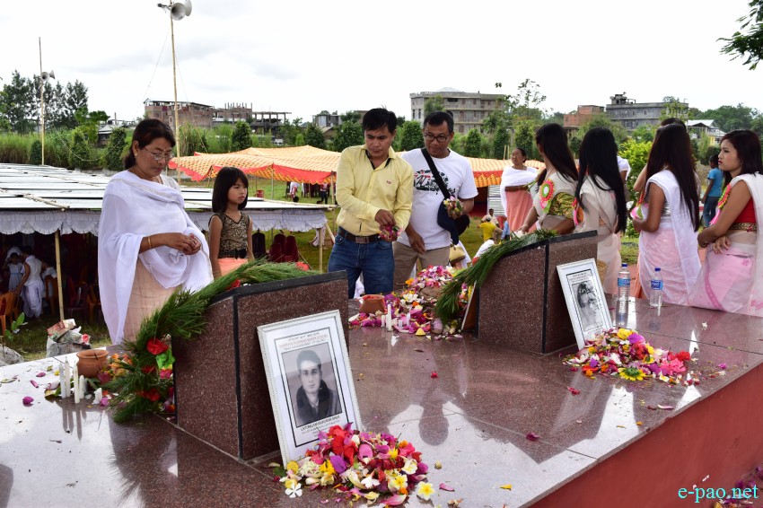 14th -  The Great June Uprising Observation at Kekrupat Martyrs' Memorial complex, Imphal :: June 18 2015
