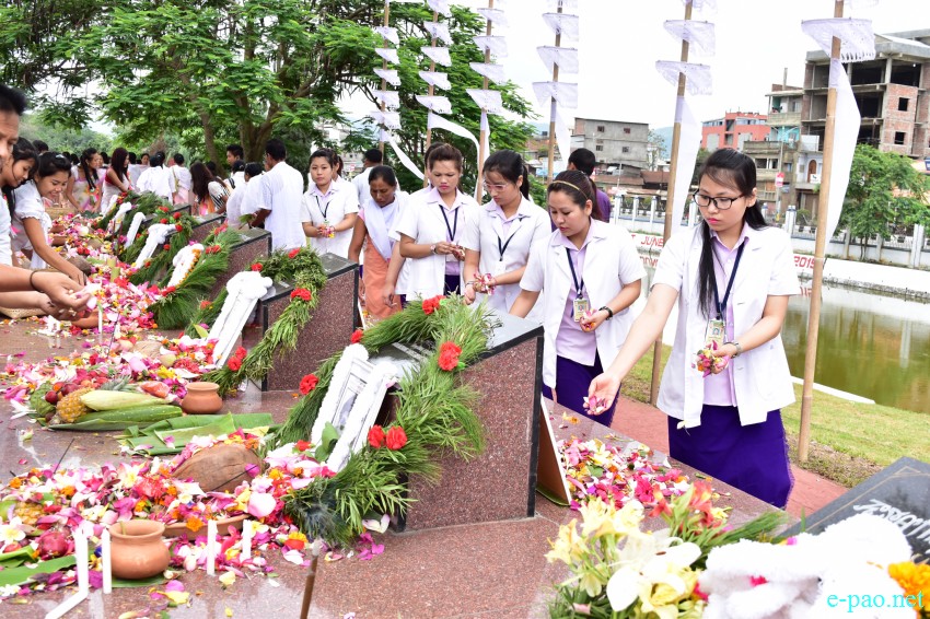 14th -  The Great June Uprising Observation at Kekrupat Martyrs' Memorial complex, Imphal :: June 18 2015