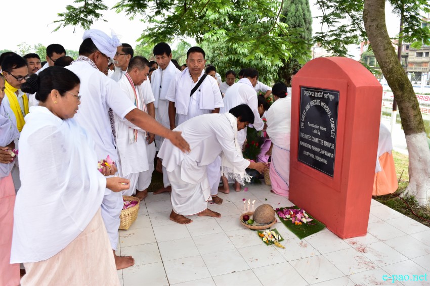 14th -  The Great June Uprising Observation at Kekrupat Martyrs' Memorial complex, Imphal :: June 18 2015