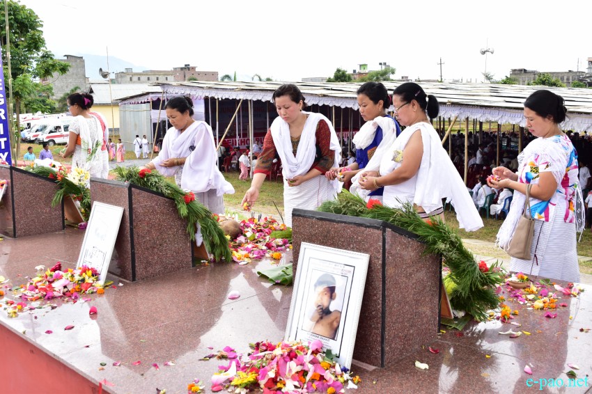 14th -  The Great June Uprising Observation at Kekrupat Martyrs' Memorial complex, Imphal :: June 18 2015