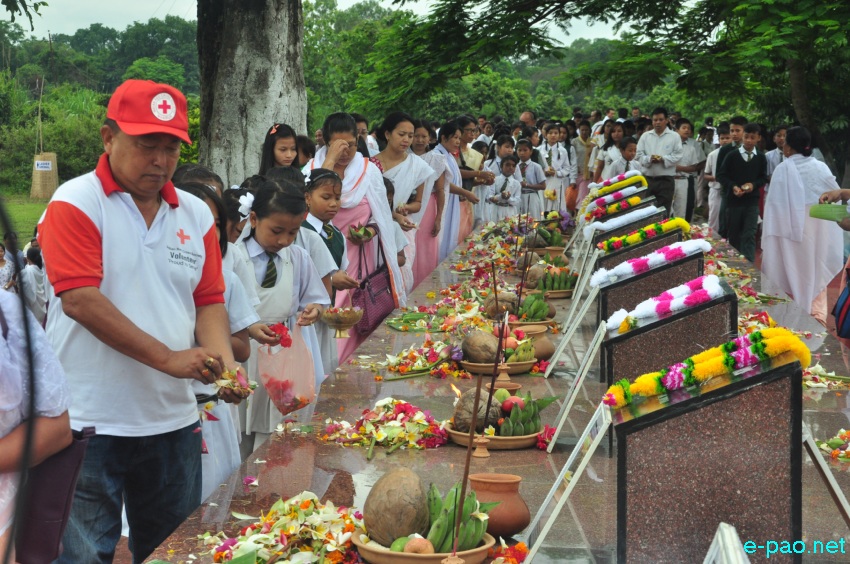 15th -  The Great June Uprising Observation at Kekrupat Martyrs' Memorial complex, Imphal :: June 18 2016