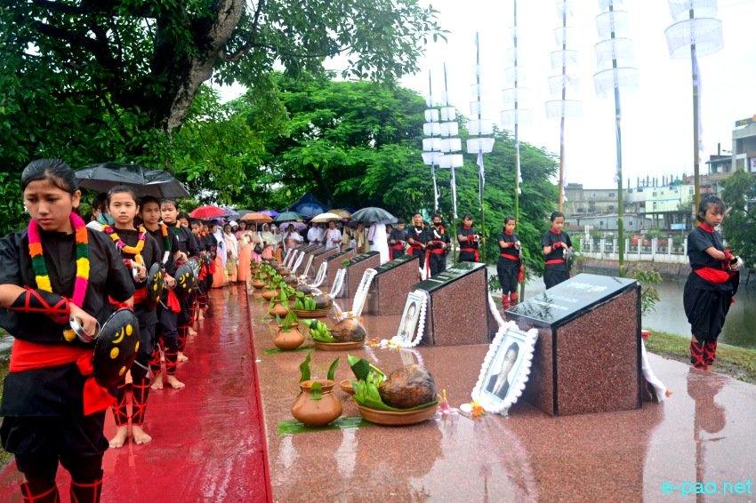 21st - The Great June Uprising Observation at Kekrupat Martyrs' Memorial complex, Imphal :: June 18 2022