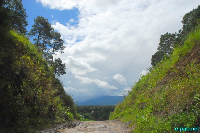 Beautiful vista of Lamphelpat landscape during the  last part of summer season :: October 2013
