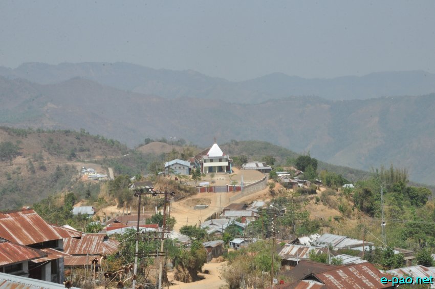 A scenic view of Tengnoupal , Manipur as seen in the second week of April 2014
