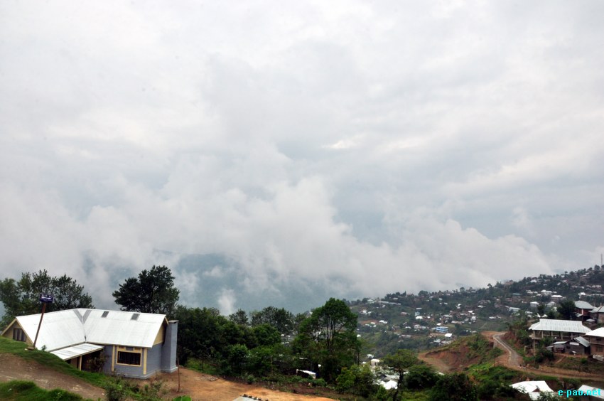 The beautiful summer landscape of Ukhrul Town :: Third Week May 2014