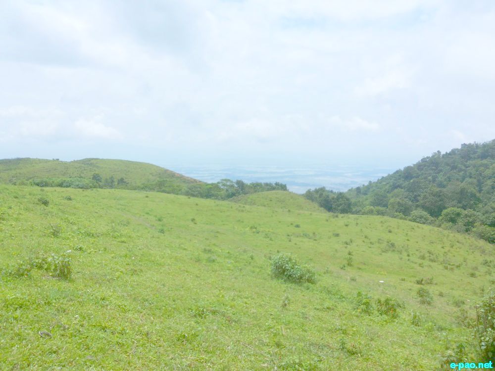 The verdant hilly landscape of Longa Koireng Hills :: Mid July 2015