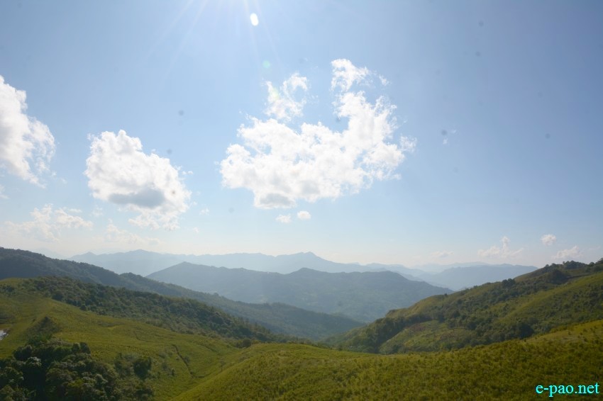 Landscape view from Tingkai Khullen, located in Saitu-Gamphazol of Senapati district :: November 2015