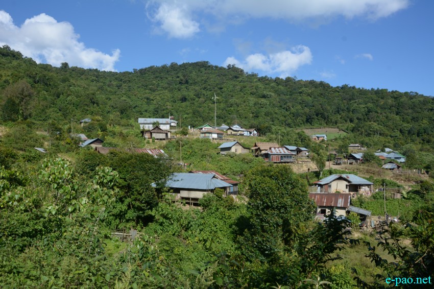 Landscape view from Tingkai Khullen, located in Saitu-Gamphazol of Senapati district :: November 2015