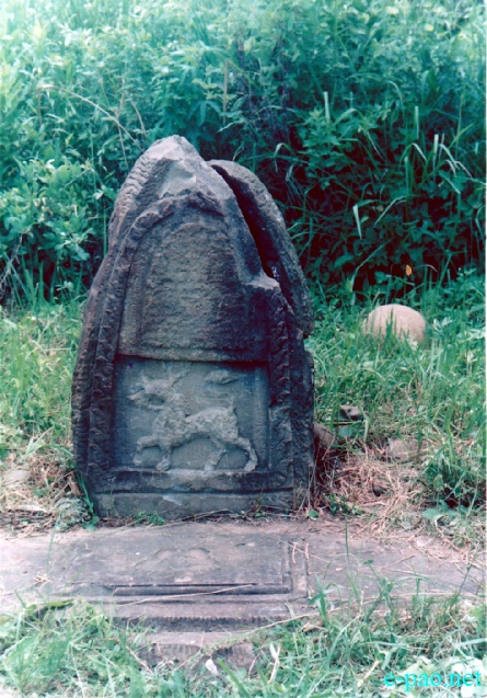 Chibu Stone Inscription, Tonjang Village, Churchandpur : Important temples of Manipur