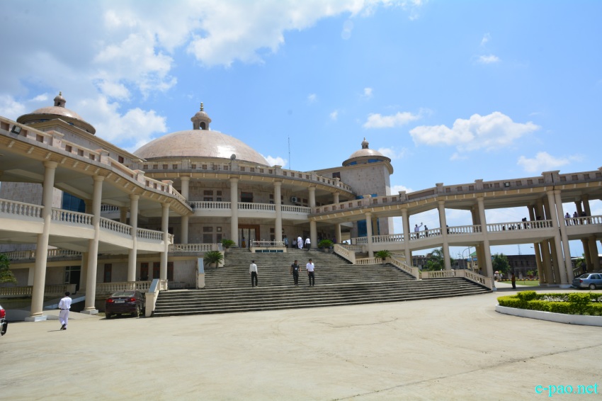  Manipur Legislative Assembly Building  at Chingmeirong, Imphal :: June 2017 