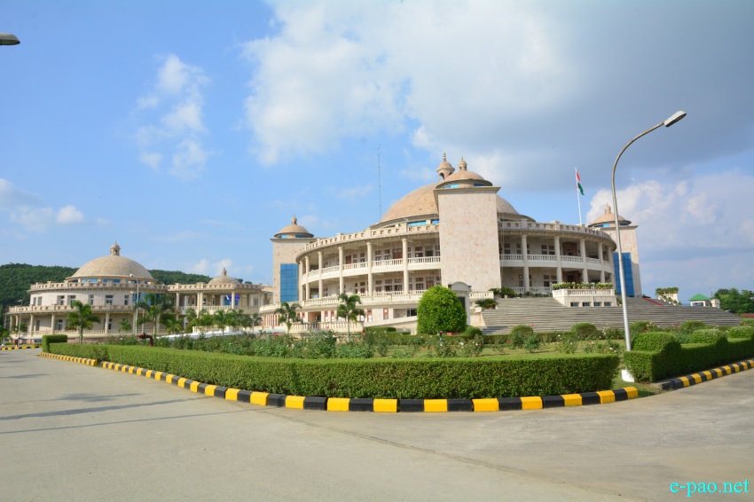 Manipur Legislative Assembly Building  at Chingmeirong, Imphal :: June 2017