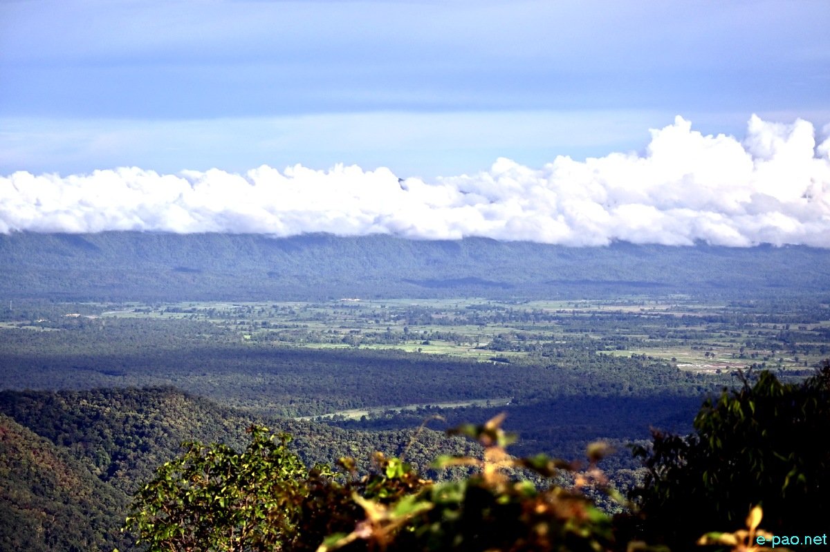  View of Kabow Valley from Kangkum Village in Kamjong District, Manipur :: 25th June 2022  