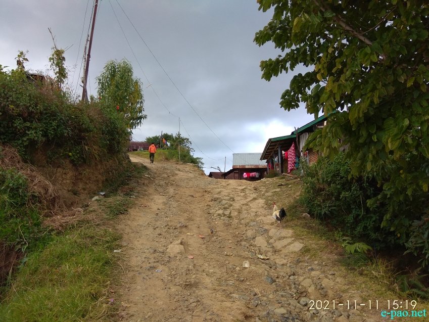 Lunghar village in Ukhrul district on National Highway 150, Imphal-Kohima via Jessami :: November 11 2021